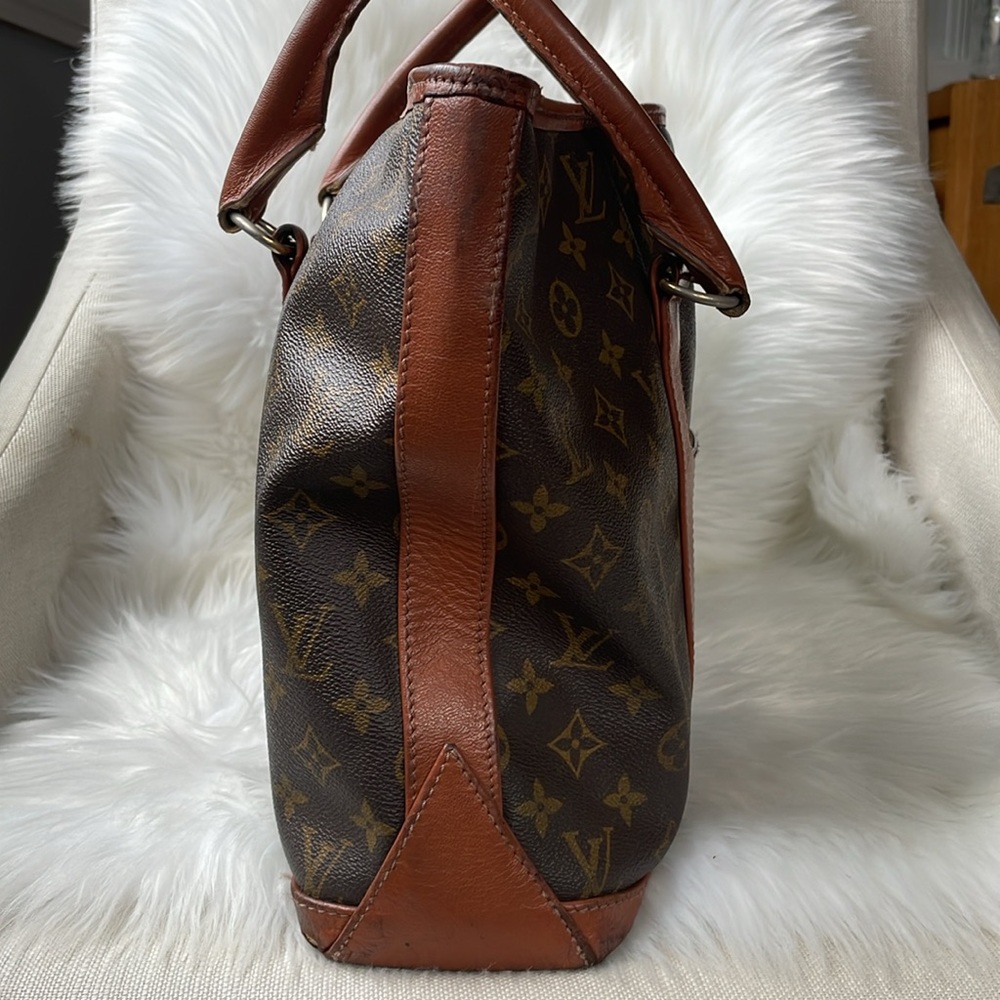 Vintage Louis Vuitton Weekender PM tote logo leather trim GUC - Picture 10 of 17